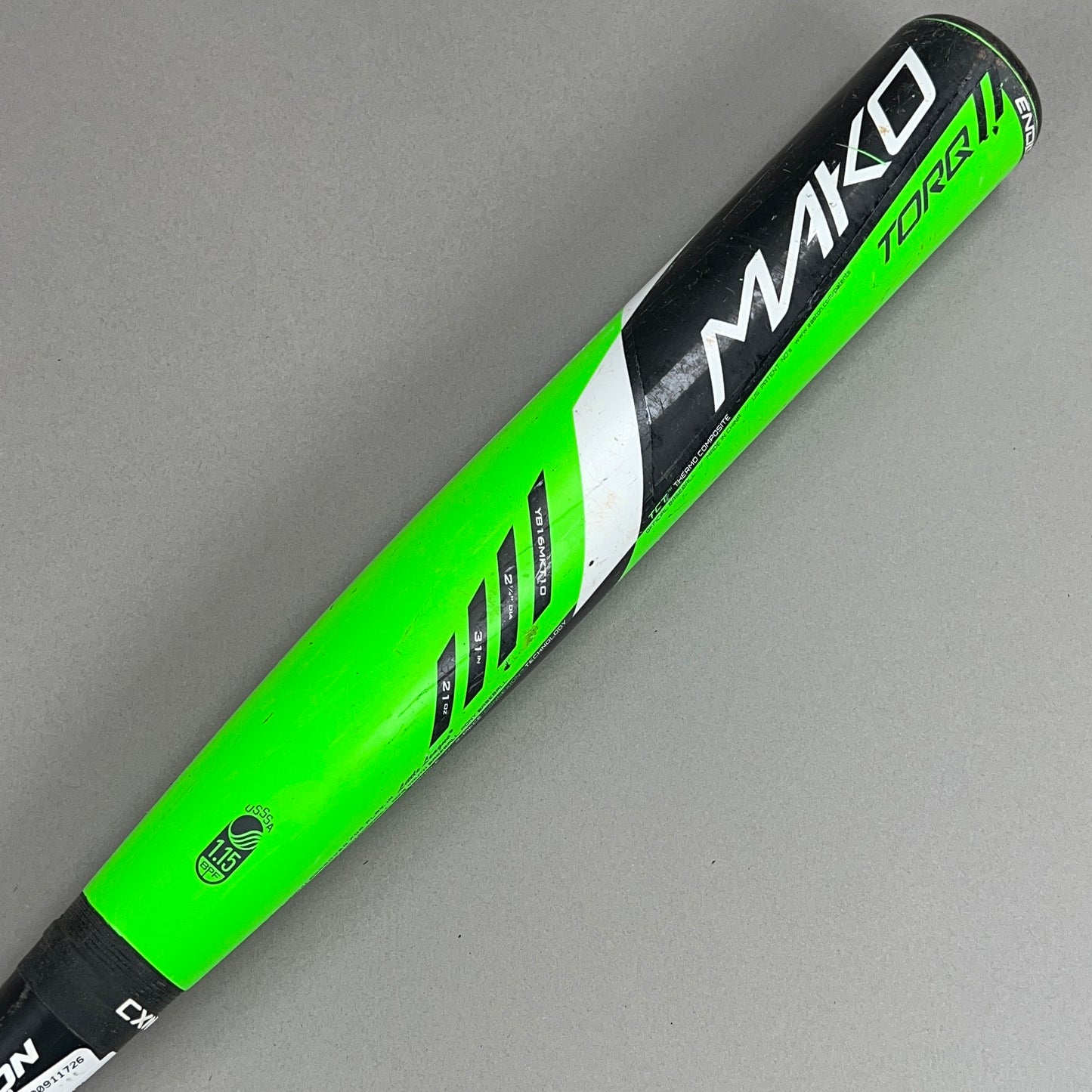 Easton Mako Torq YB16MKT10 31/21 (-10) USSSA Baseball Bat