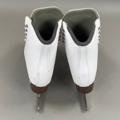 Riedell Diamond 133 White Med Size 5 Ice Skates