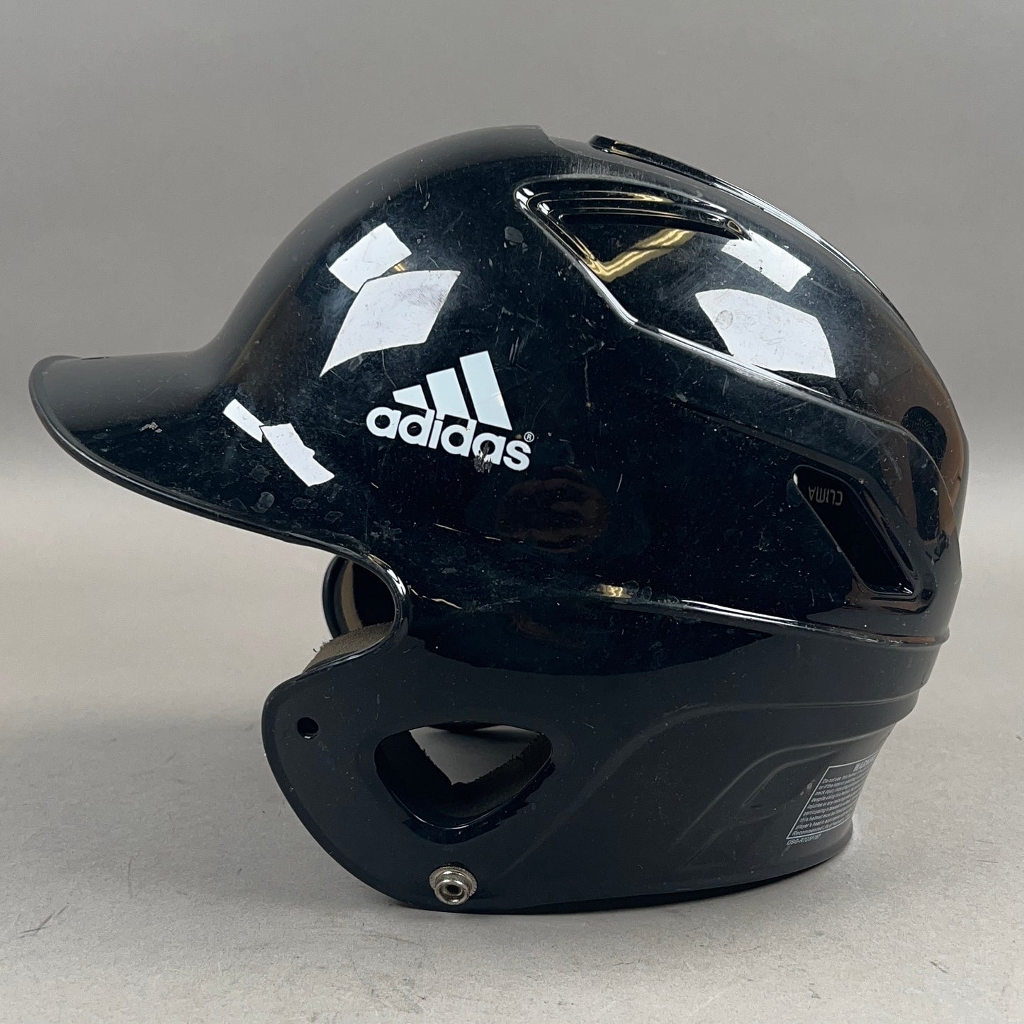Adidas Triple Stripe BTE00098 6 3/8" to 7 3/8" Junior Baseball Batting Helmet