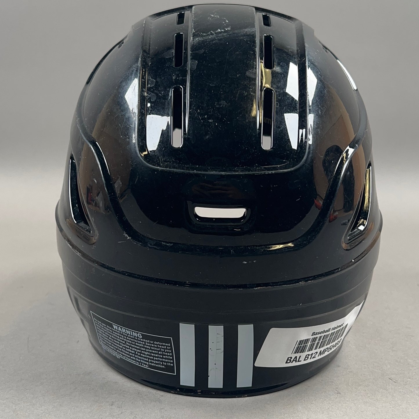 Adidas Triple Stripe BTE00098 6 3/8" to 7 3/8" Junior Baseball Batting Helmet
