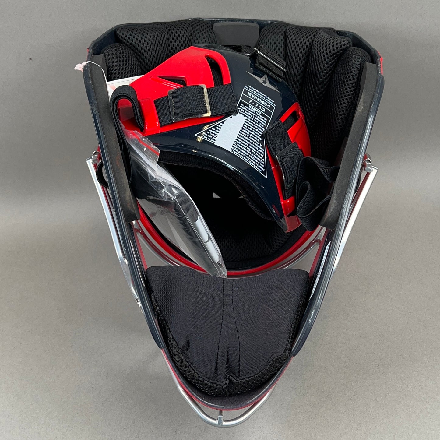 All-Star MVP2500-1 M/L Adjustable 7" to 7 1/2" Senior Catchers Helmet