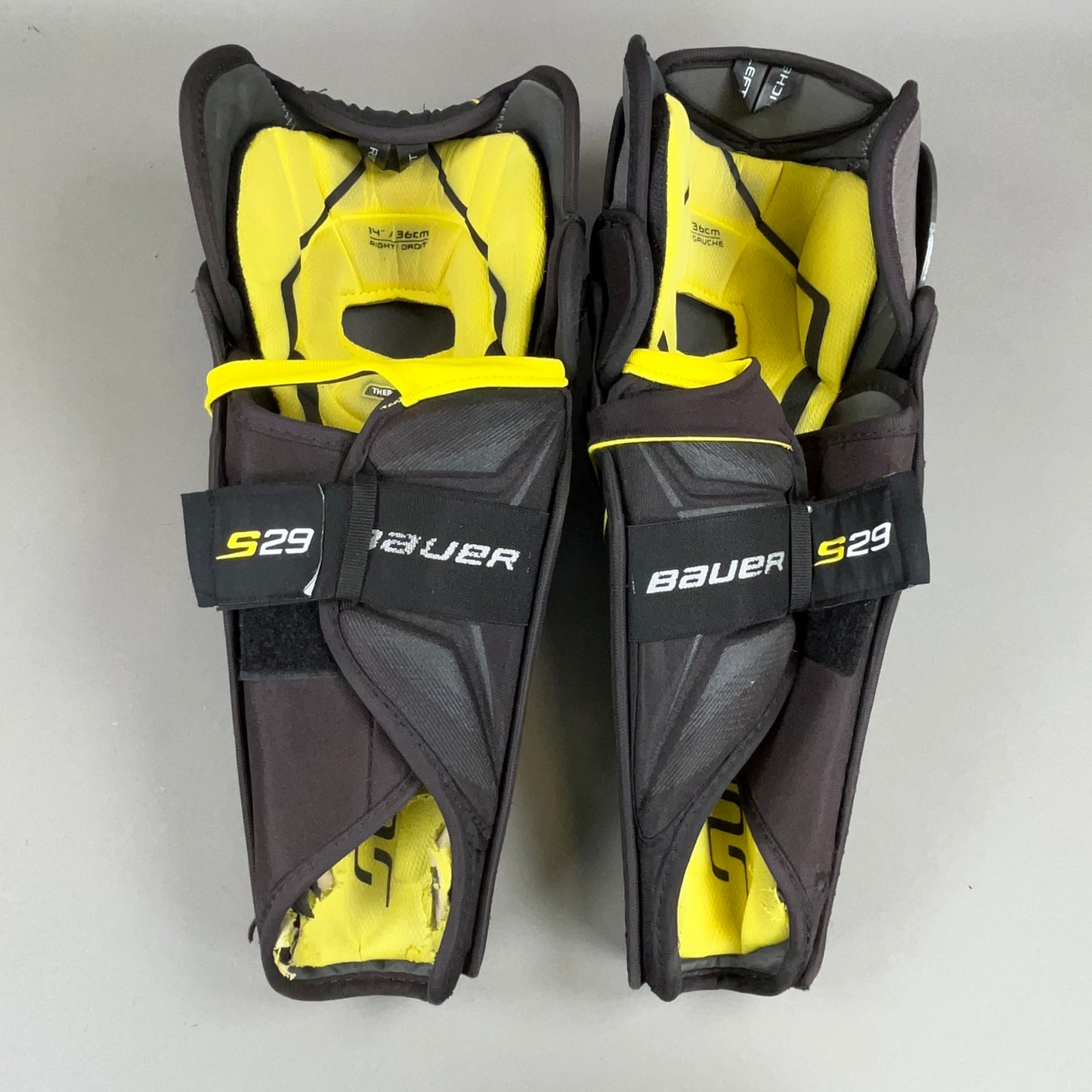 Bauer Supreme S29 Intermediate 14" Hockey Shin Guards