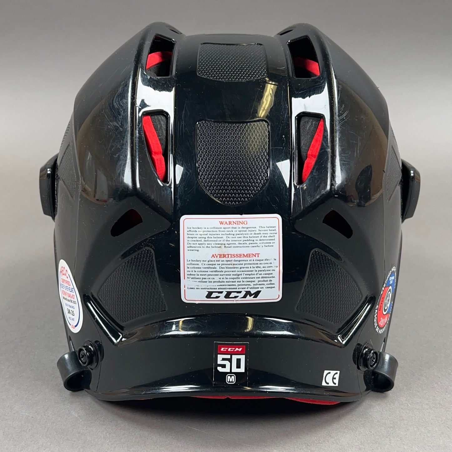 CCM 50 M Medium 6 7/8" to 7 1/4" Junior Hockey Helmet