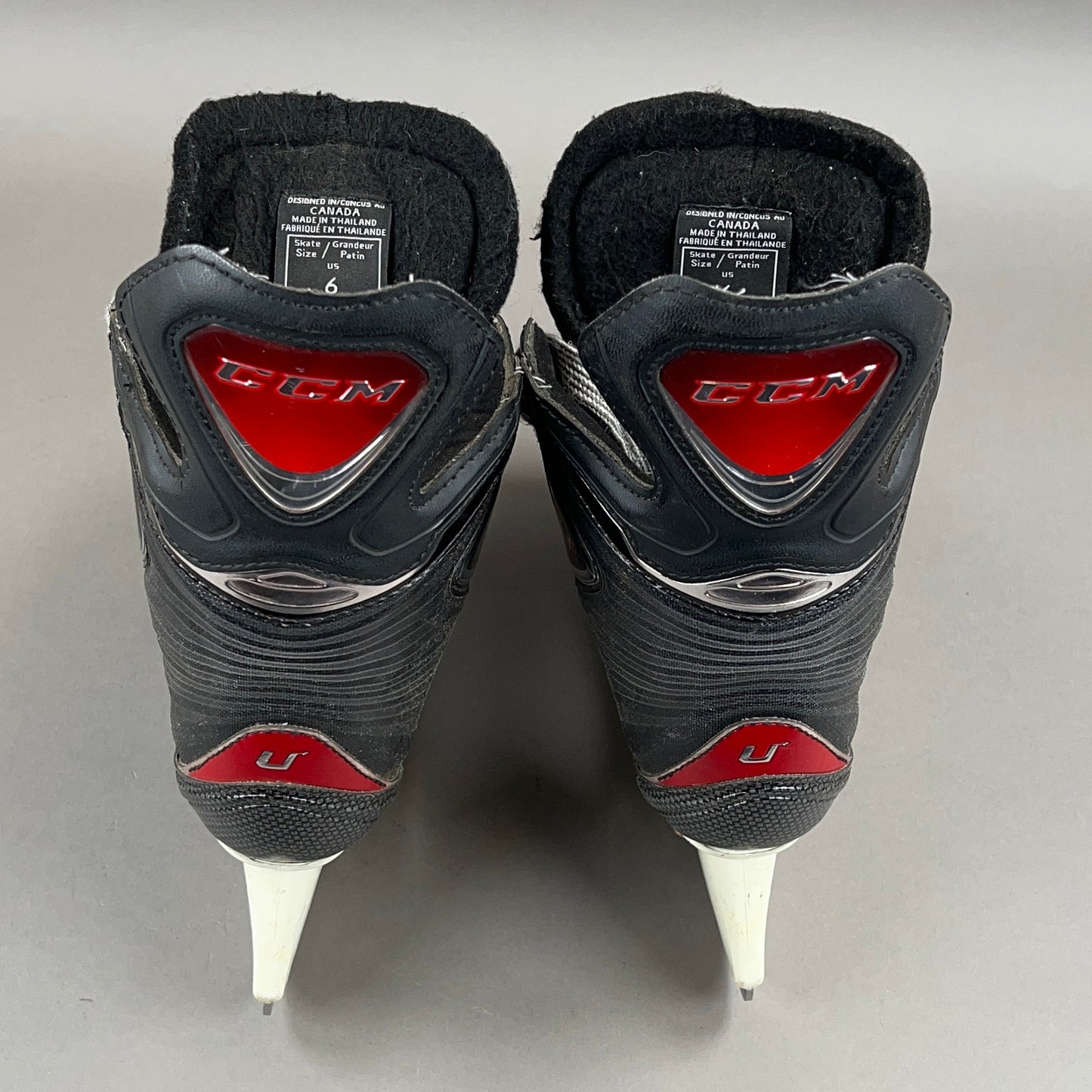 CCM U+ 06 Size 6 Vintage Intermediate Hockey Skates