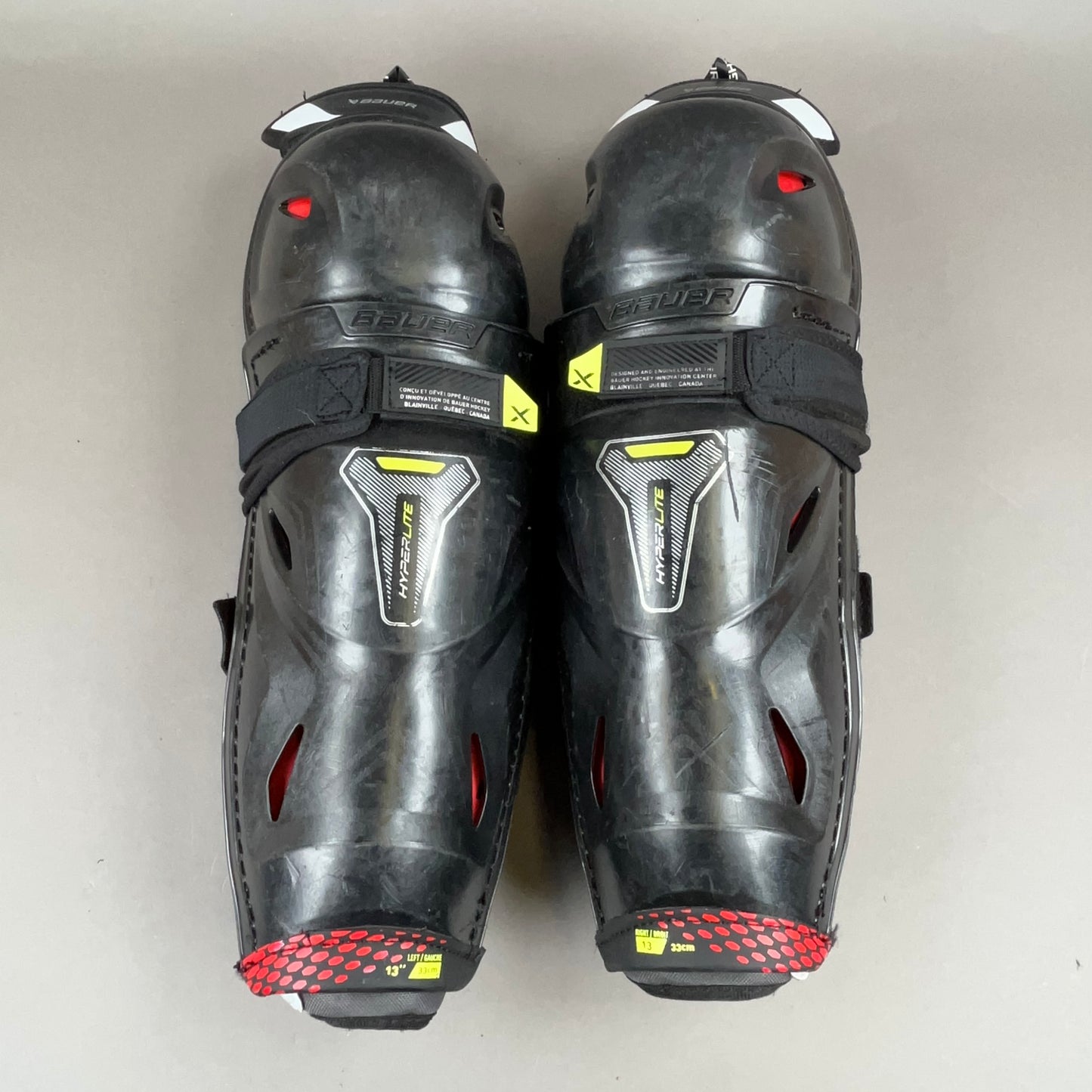 Bauer HyperLite Intermediate 13" Hockey Shin Guards