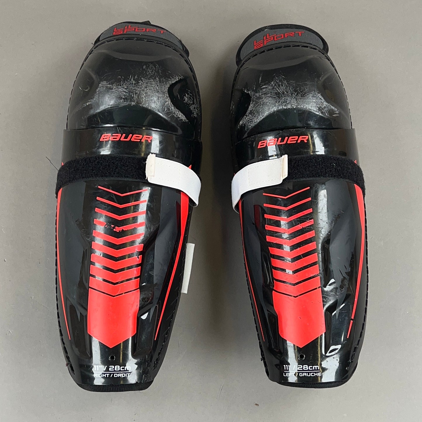 Bauer Lil' Sport Junior 11" Hockey Shin Guards