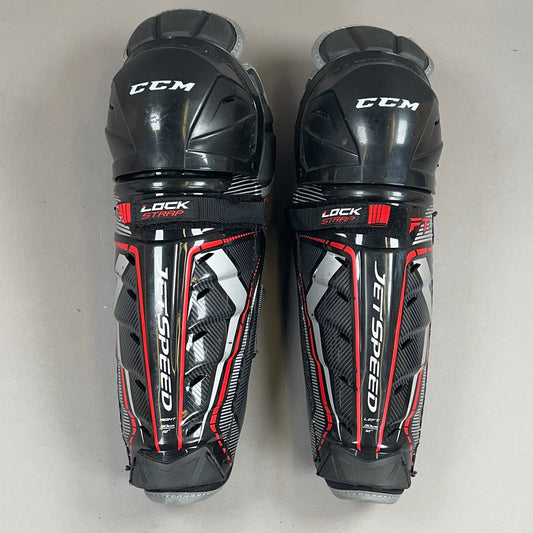 CCM Jetspeed FT 390 Junior 12" Hockey Shin Guards