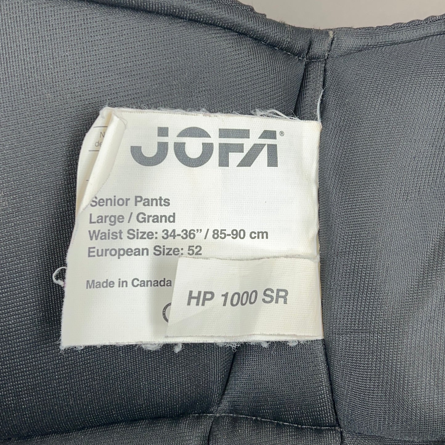 JOFA 1000 Senior Large Vintage Hockey Pants