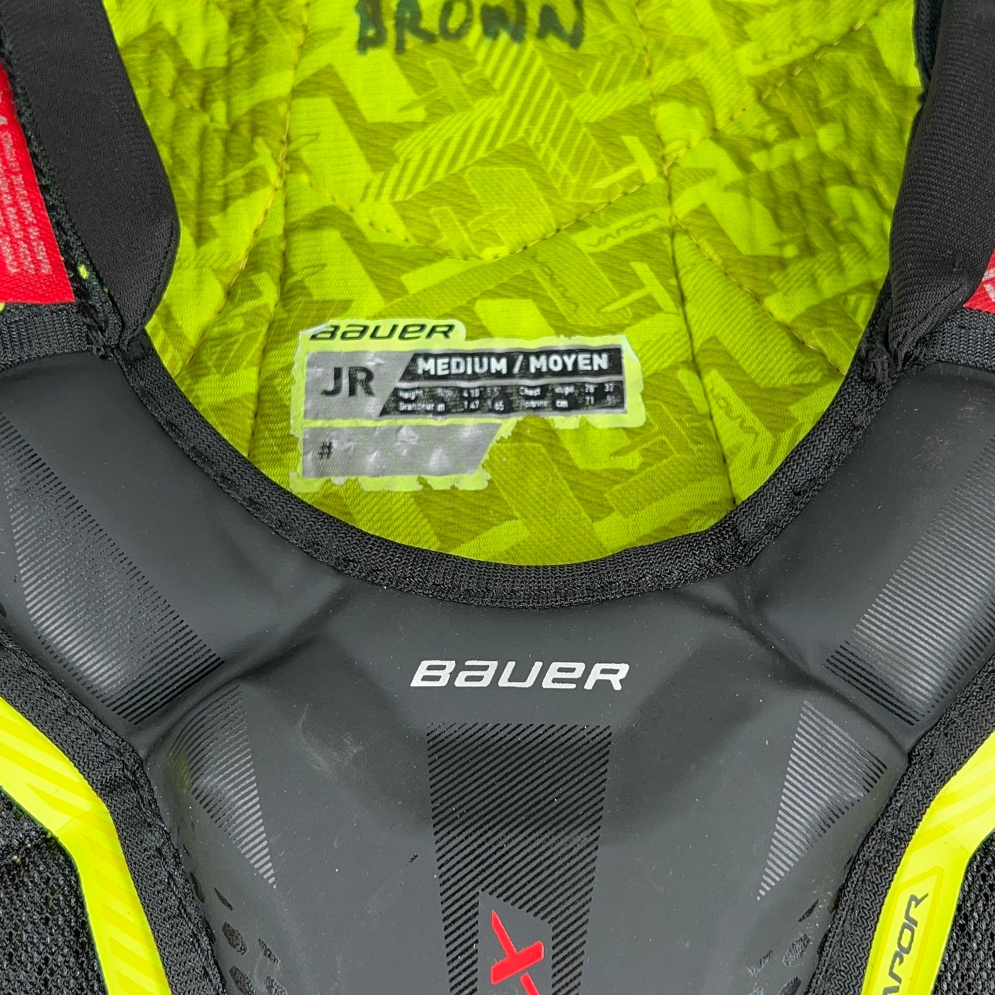 Bauer Vapor 3X Junior Medium Hockey Shoulder Pads