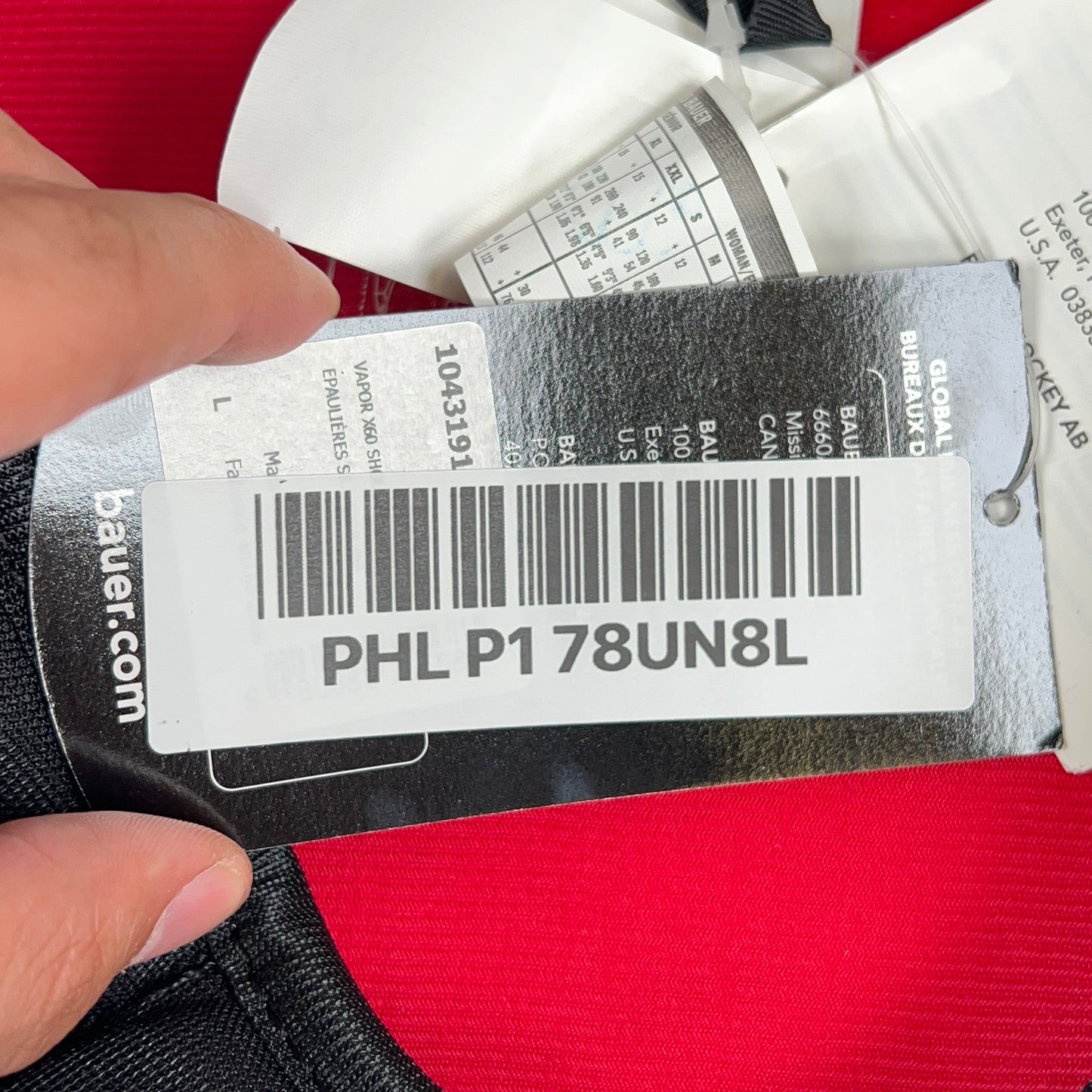 Bauer X60 Senior Large Hockey Shoulder Pads