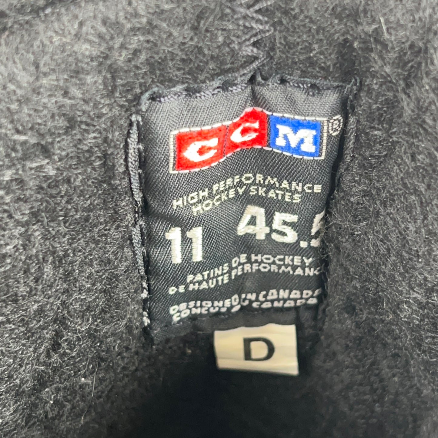 CCM Black Tacks Size 11 Senior Hockey Skates