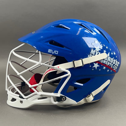 Warrior Evo All-American L/XL Adjustable 22.5" to 24.5" Senior Lacrosse Helmet