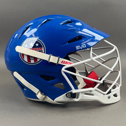 Warrior Evo All-American L/XL Adjustable 22.5" to 24.5" Senior Lacrosse Helmet