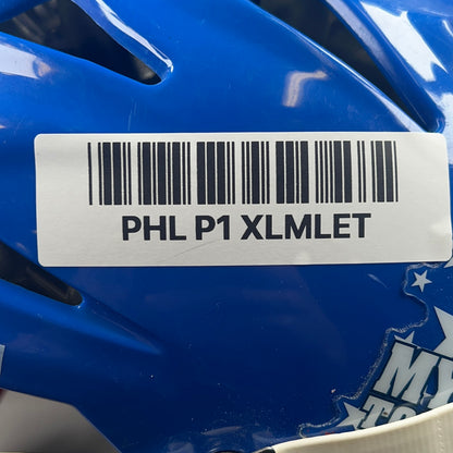 Warrior Evo All-American L/XL Adjustable 22.5" to 24.5" Senior Lacrosse Helmet