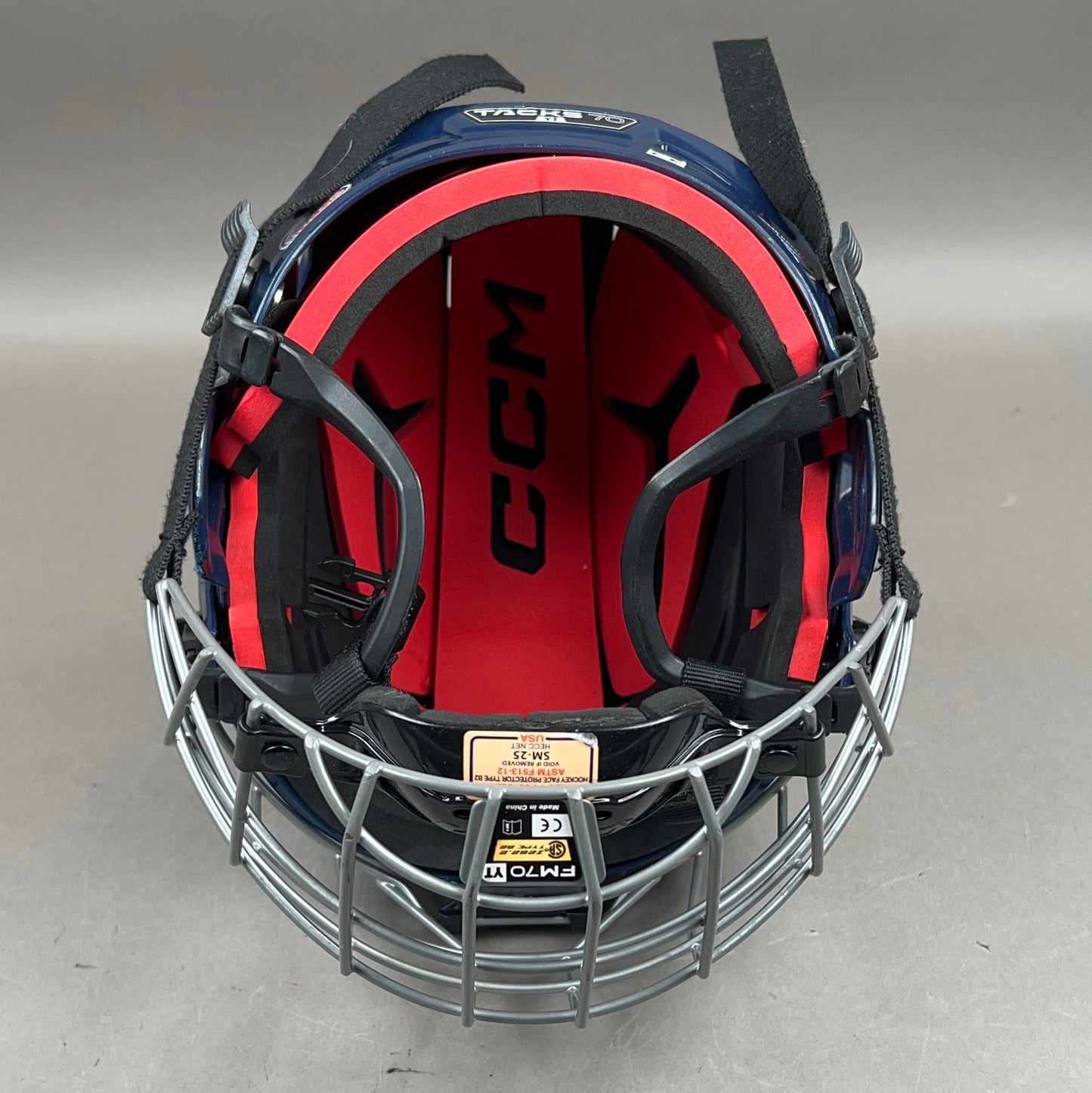 CCM Tacks 70 S/M 6 1/8" to 6 3/4" Youth Hockey Helmet