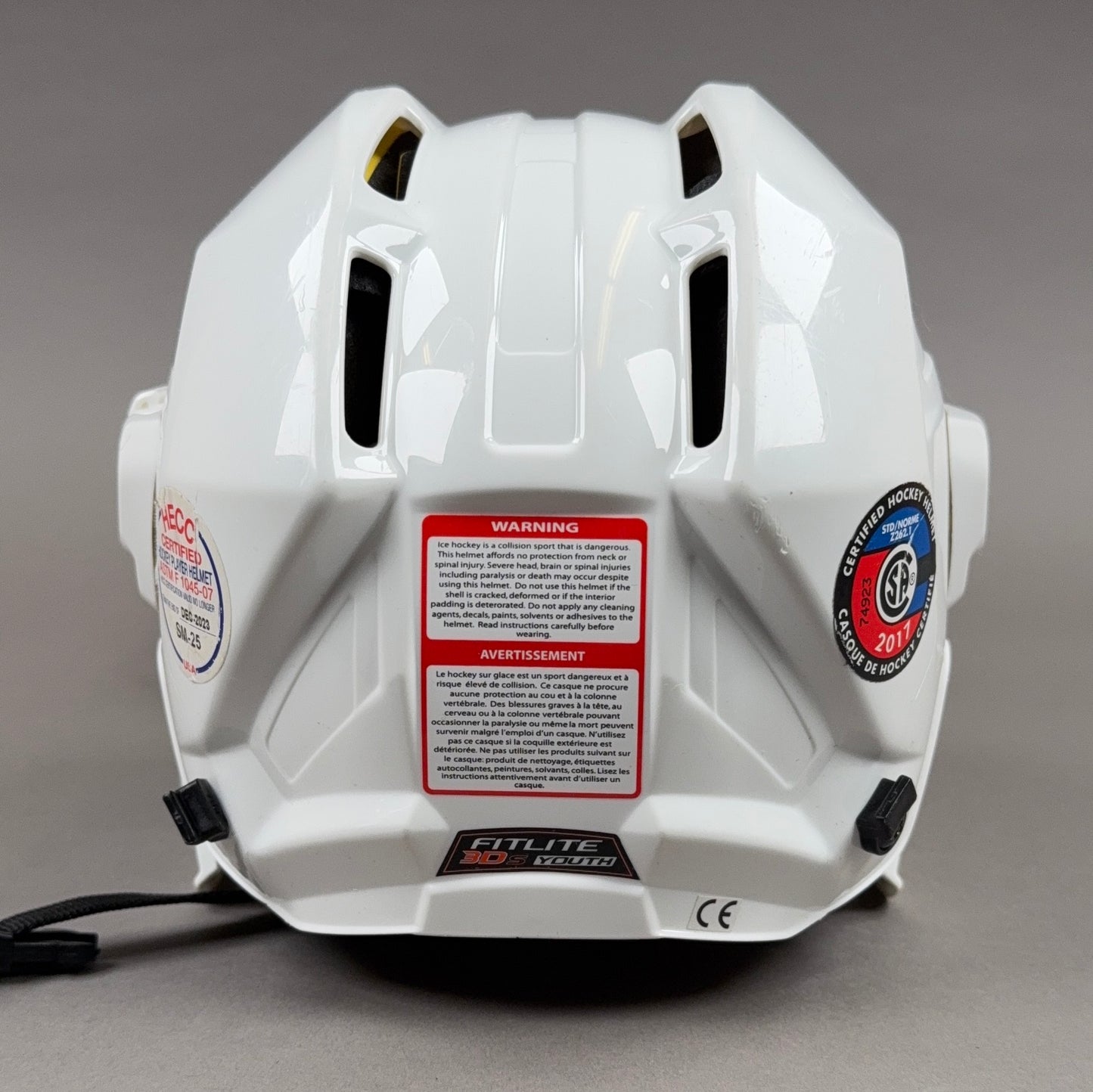 CCM Fitlite 3DS 5 7/8" to 6 7/8" Youth Hockey Helmet