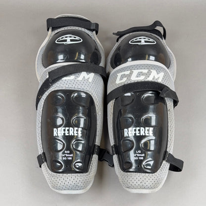 CCM Tacks Referee Intermediate 14" Hockey Shin Guards