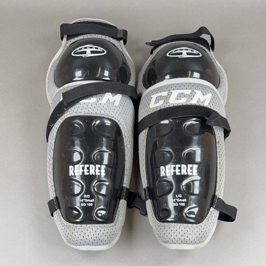CCM Tacks Referee Intermediate 14" Hockey Shin Guards