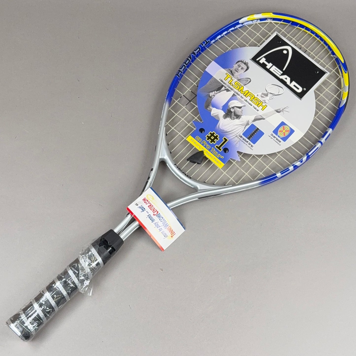 Head Ti.Smash Tennis Racket 4 1/4" Grip & 100in² Head Size
