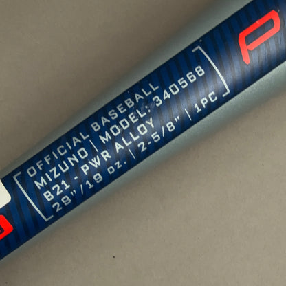 Mizuno PWR Alloy 29/19 (-10) USA Baseball Bat