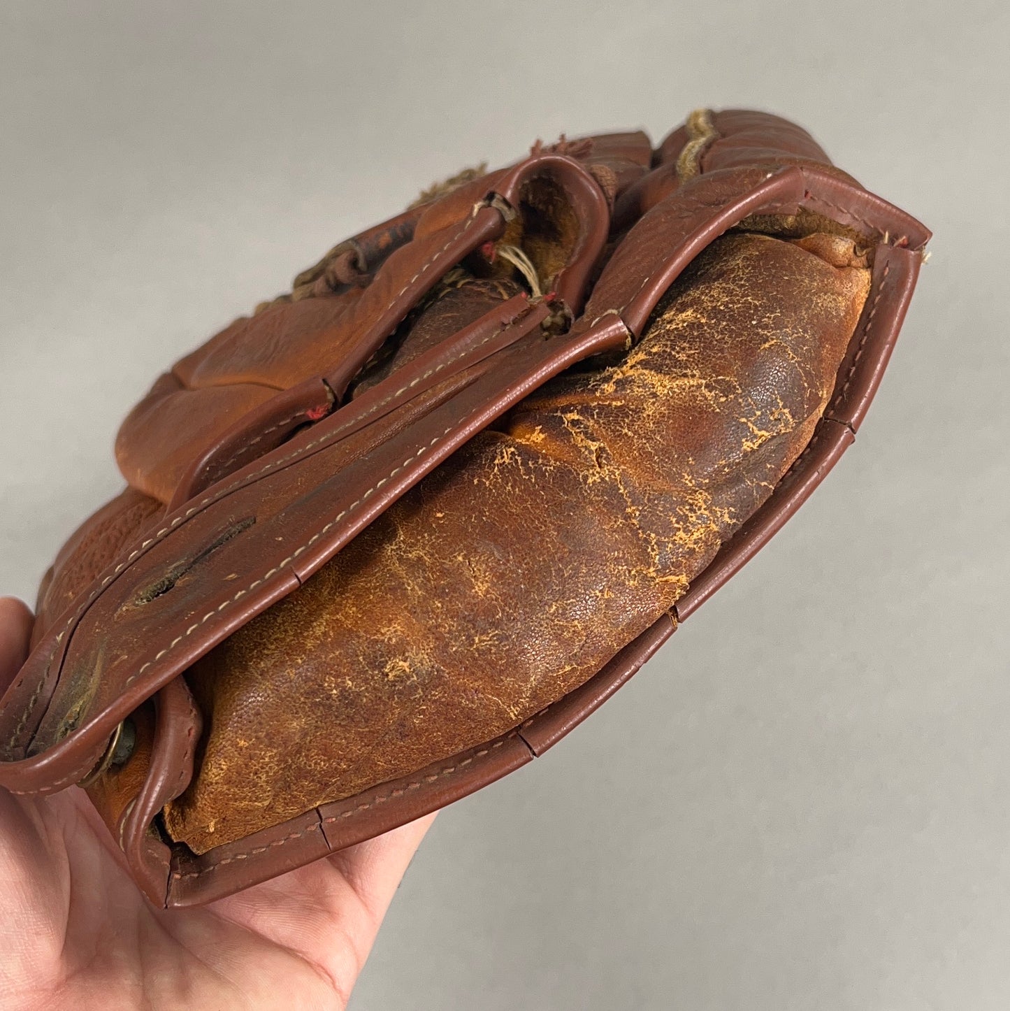 1940's JC Higgins $1619 8" Right Hand Thrower Vintage Baseball Glove