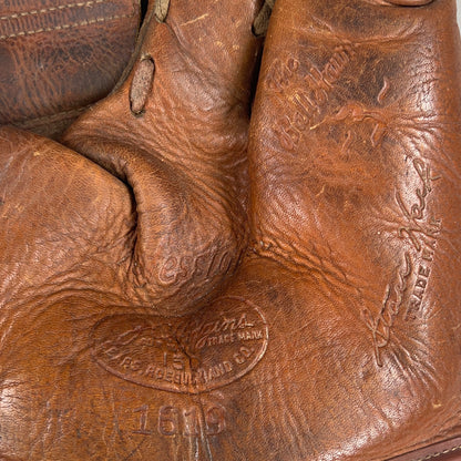 1940's JC Higgins $1619 8" Right Hand Thrower Vintage Baseball Glove
