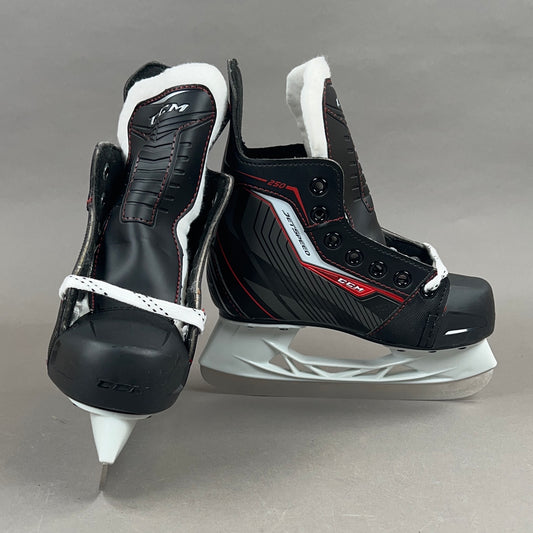 CCM Jetspeed 250 Size 12Y Youth Hockey Skates
