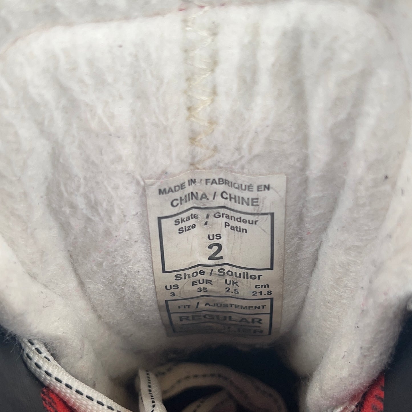 CCM Jetspeed FT 485 Size 2 Junior Hockey Skates