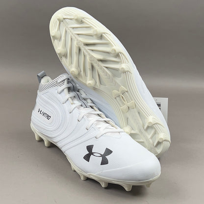 Under Armour Nitro Mid MC Size 13.5 Football Cleats