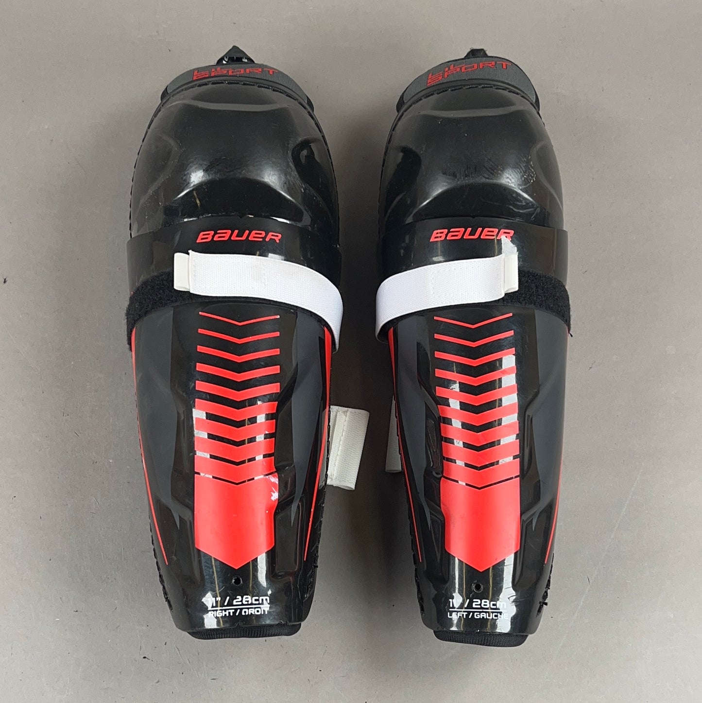 Bauer Lil' Sport Junior 11" Hockey Shin Guards
