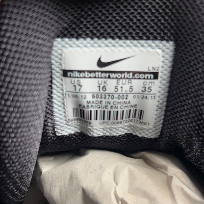 Nike Zoom Code Elite 3/4 Shark Size 17 Football Cleats