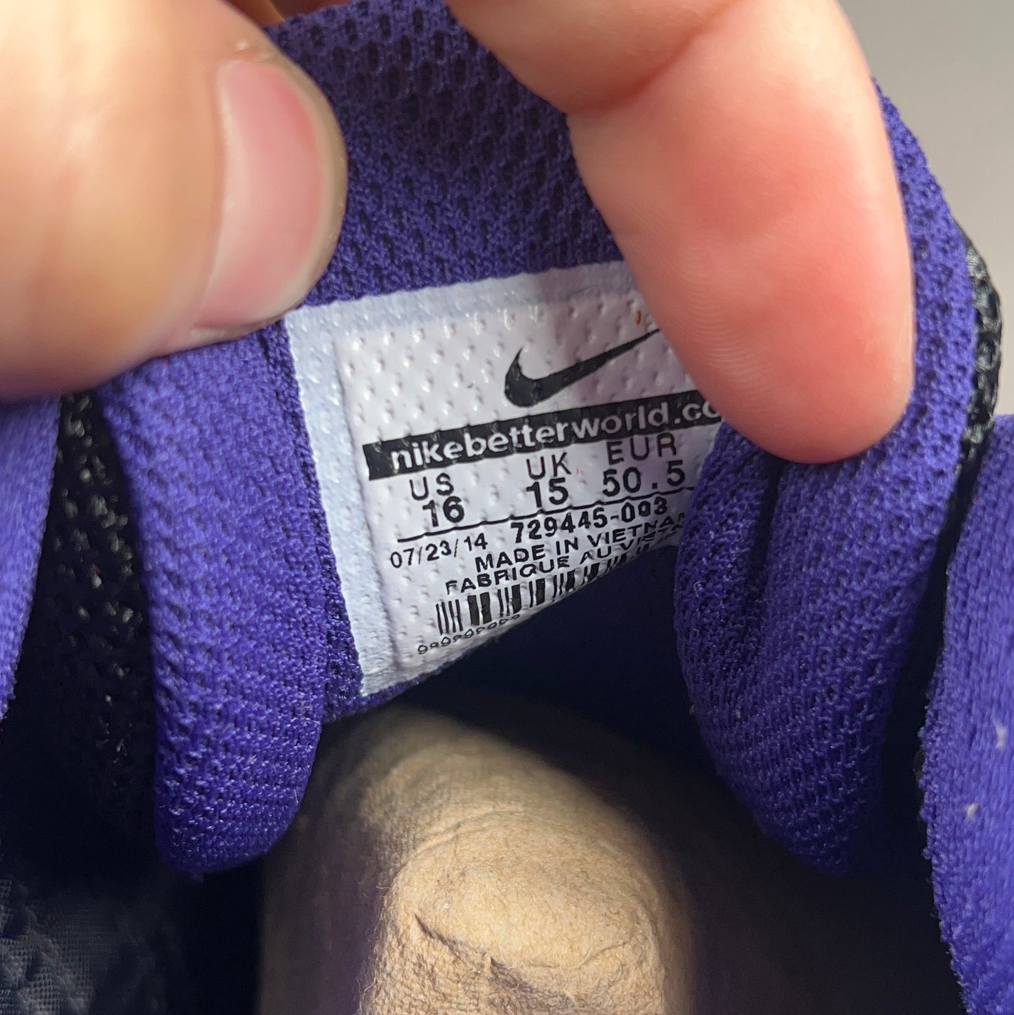 Nike Alpha Pro Low Size 16 Football Cleats
