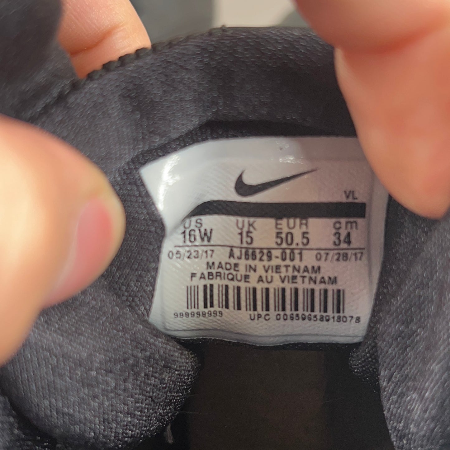 Nike Alpha Menace Size 16 W Football Cleats