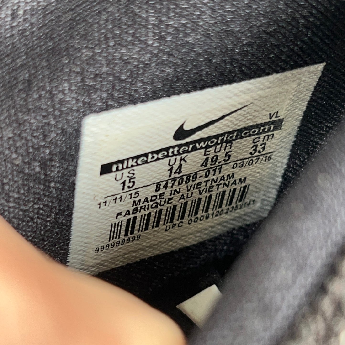 Nike Vapor Speed 2 Size 15 Football Cleats