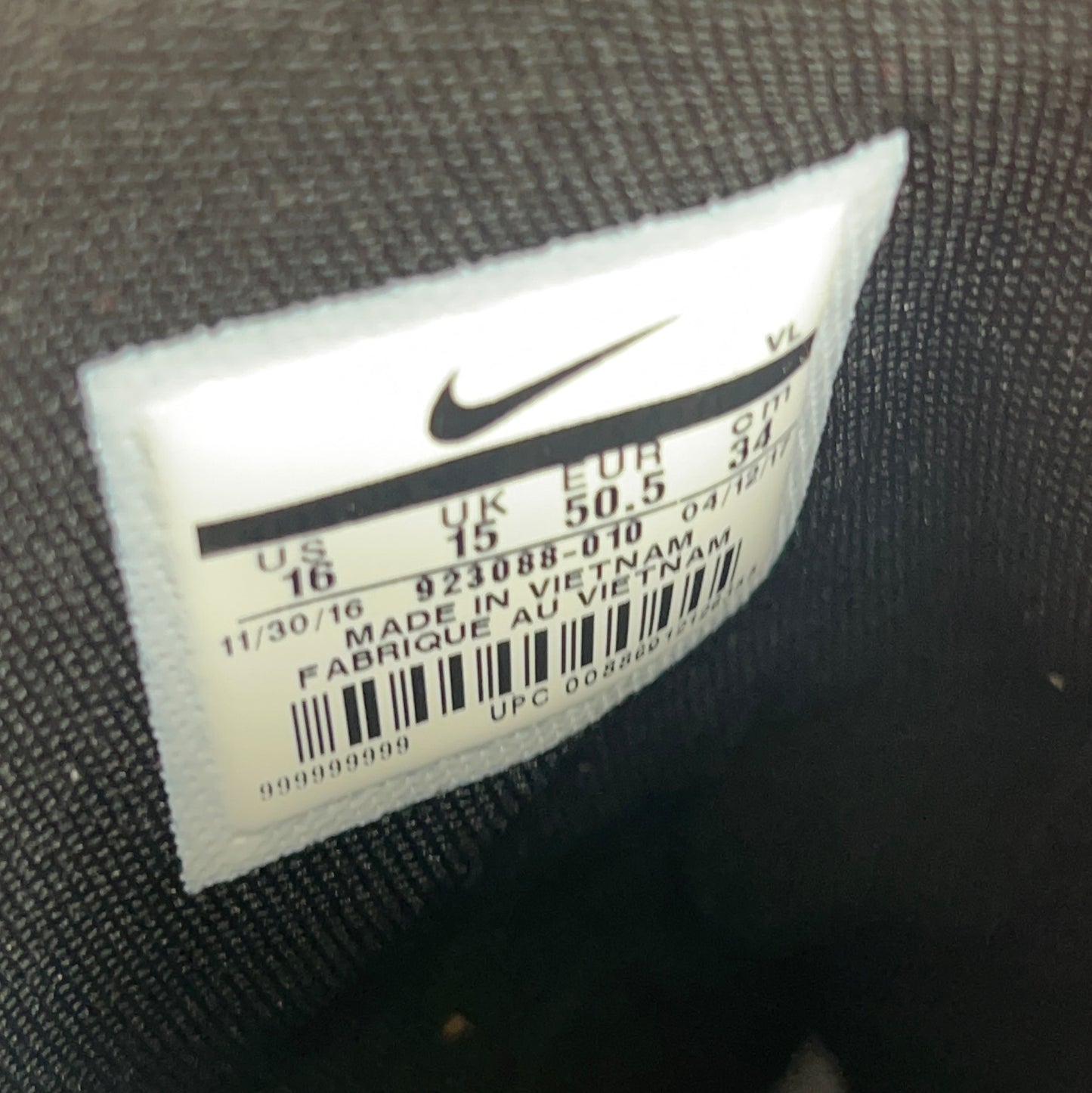 Nike Force Savage Pro Size 16 Football Cleats
