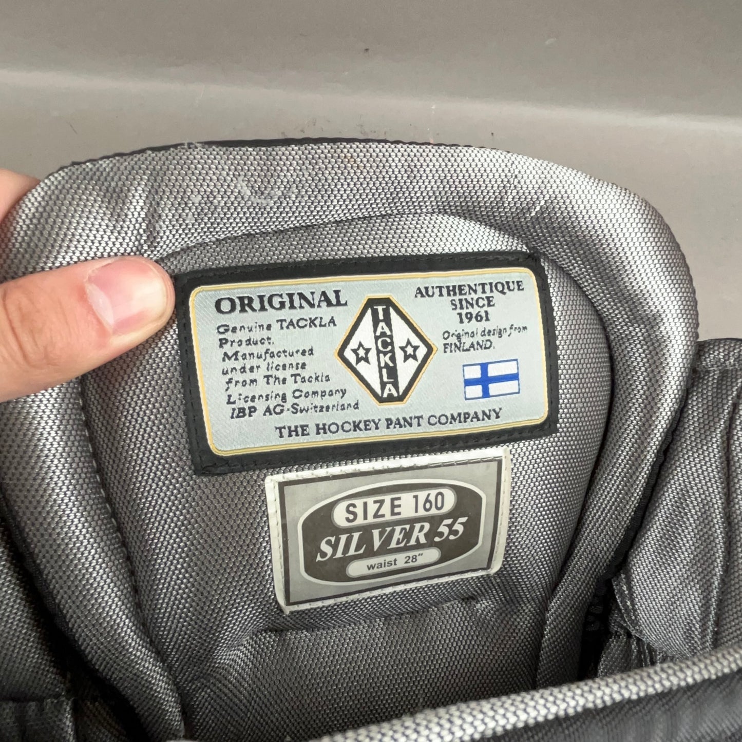 Tackla Silver 55 Junior Large Hockey Pants