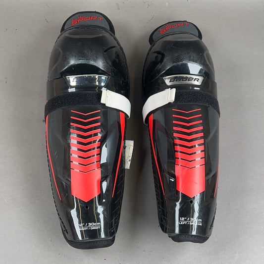 Bauer Lil' Sport Junior 12" Hockey Shin Guards