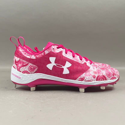 Under Armour Team Heater Low ST Mother's Day Size 12.5 Baseball Cleats