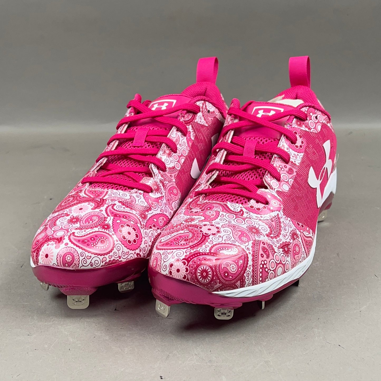 Under Armour Team Heater Low ST Mother's Day Size 12.5 Baseball Cleats