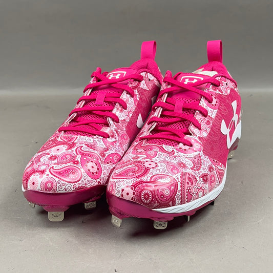 Under Armour Team Heater Low ST Mother's Day Size 12.5 Baseball Cleats