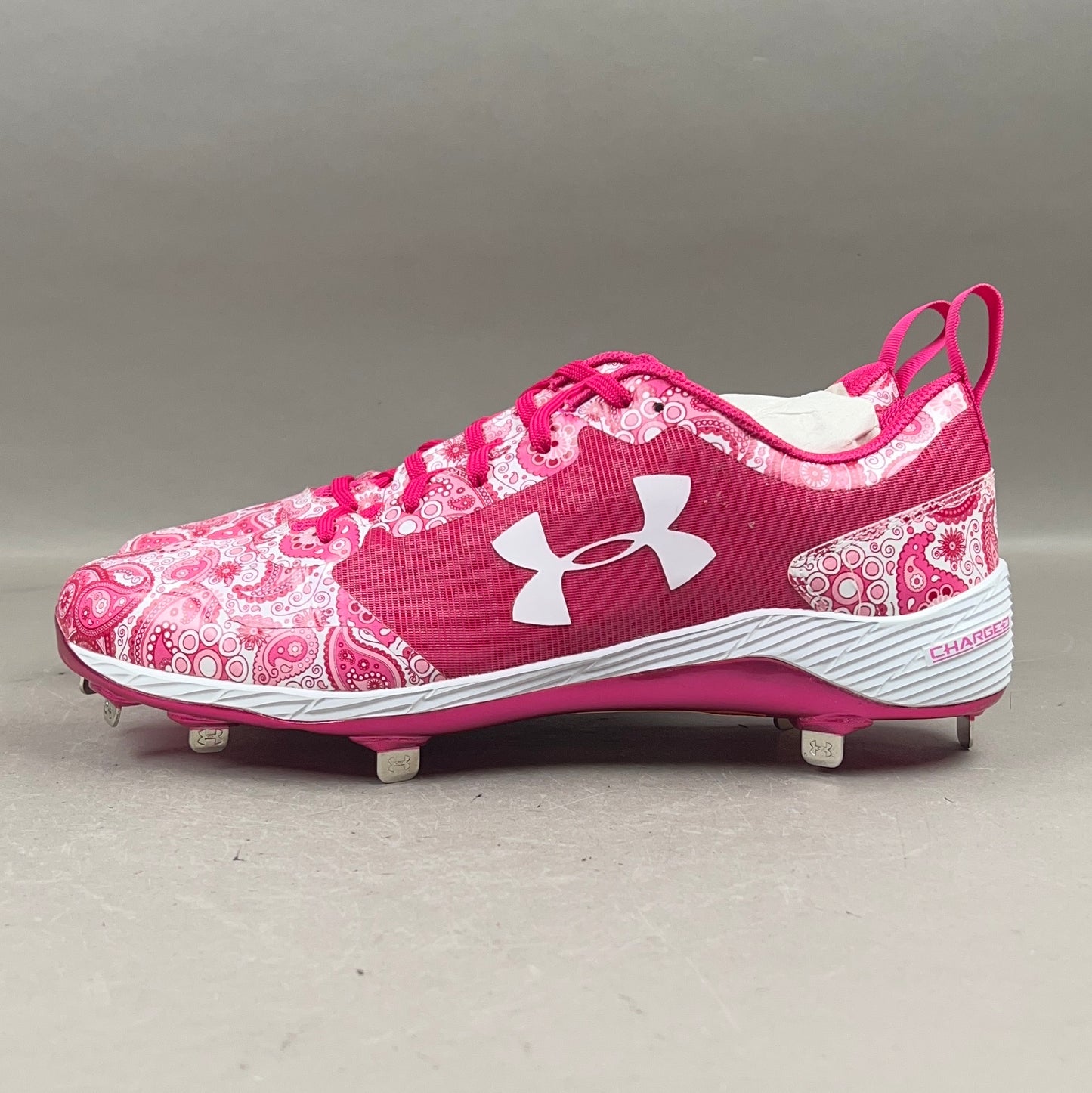 Under Armour Team Heater Low ST Mother's Day Size 12.5 Baseball Cleats