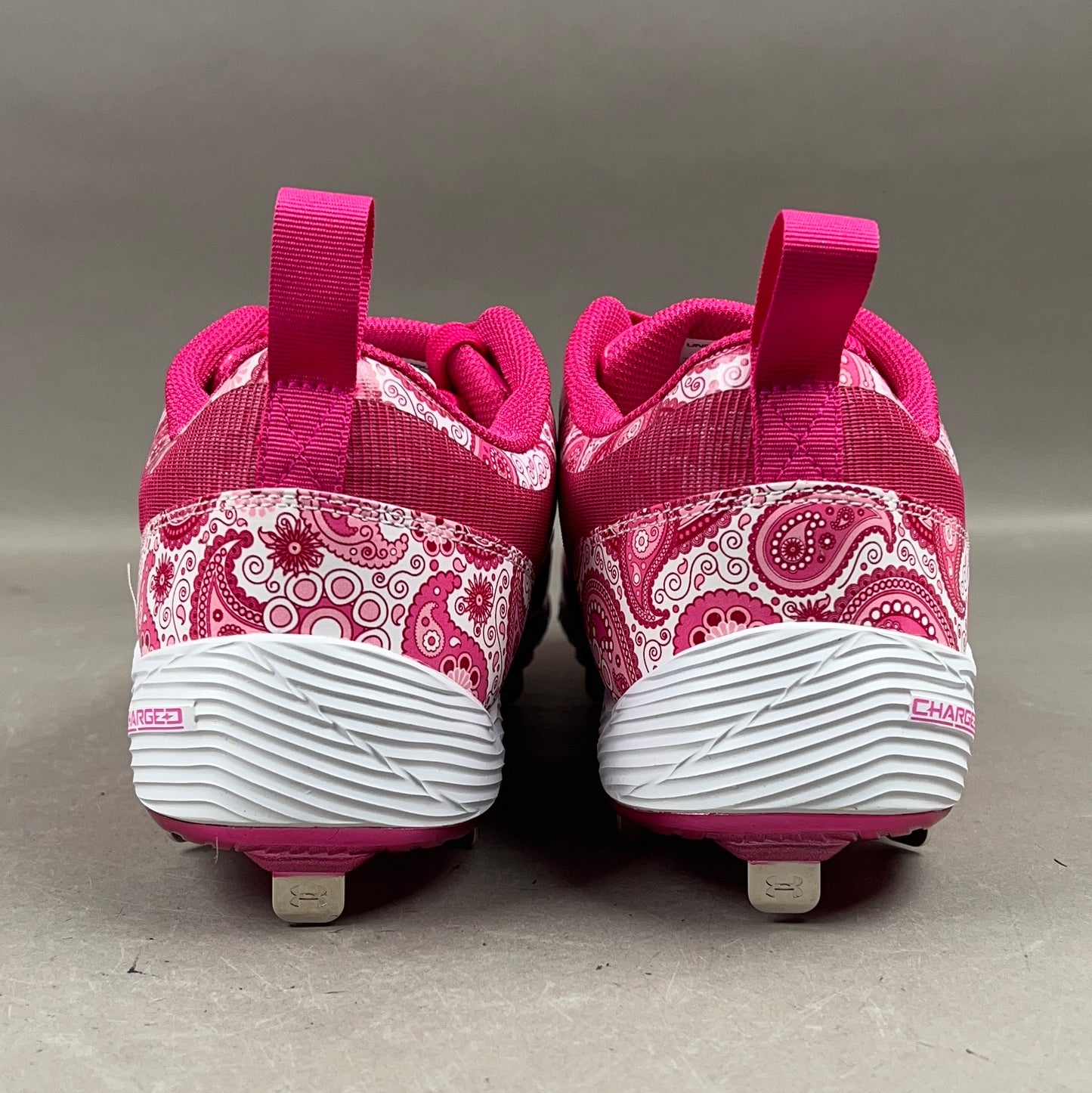 Under Armour Team Heater Low ST Mother's Day Size 12.5 Baseball Cleats
