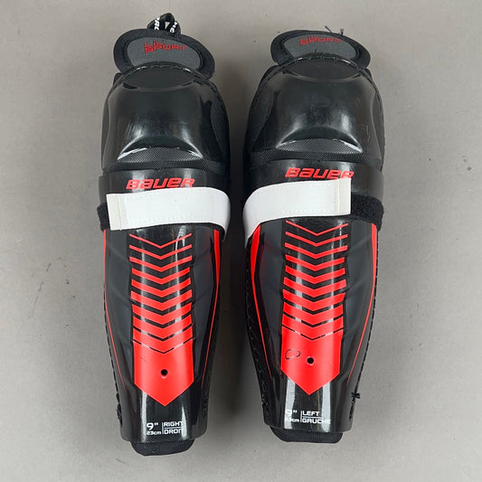 Bauer Lil' Sport Youth 9" Hockey Shin Guards