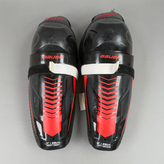 Bauer Lil' Sport Junior 11" Hockey Shin Guards