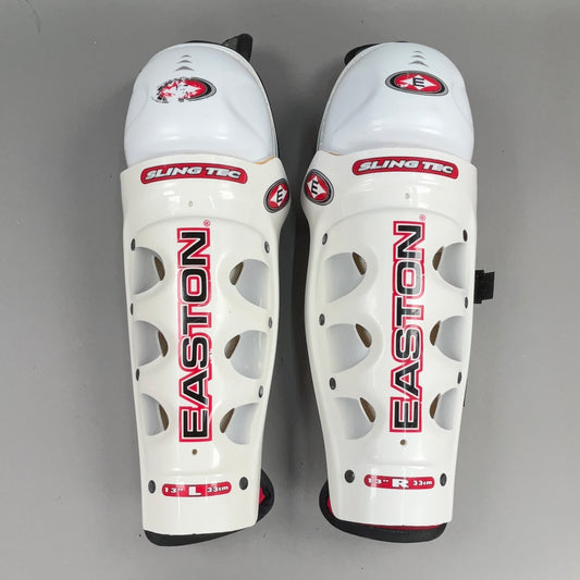Easton Sling Tec Intermediate 13" Vintage Hockey Shin Guards