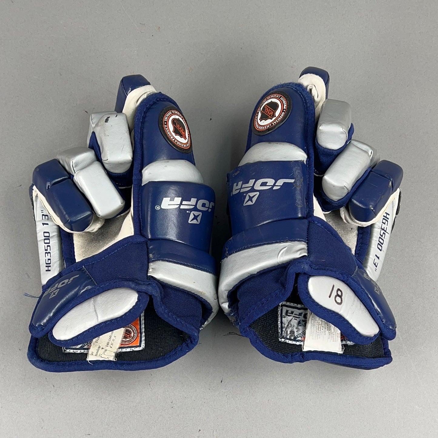 JOFA HG3500 Senior 13" Vintage Hockey Gloves
