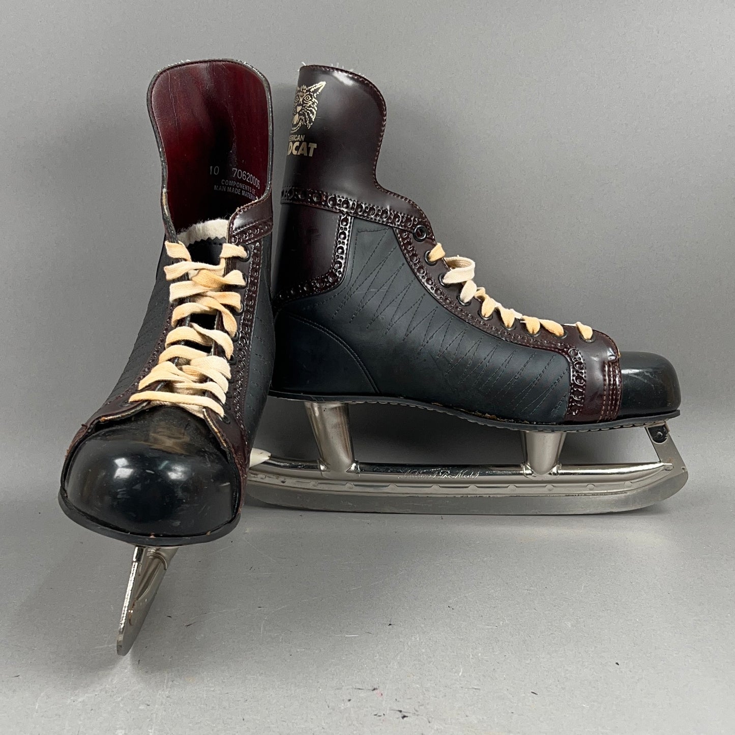 American Wildcat Vintage Size 10 Vintage Ice Skates
