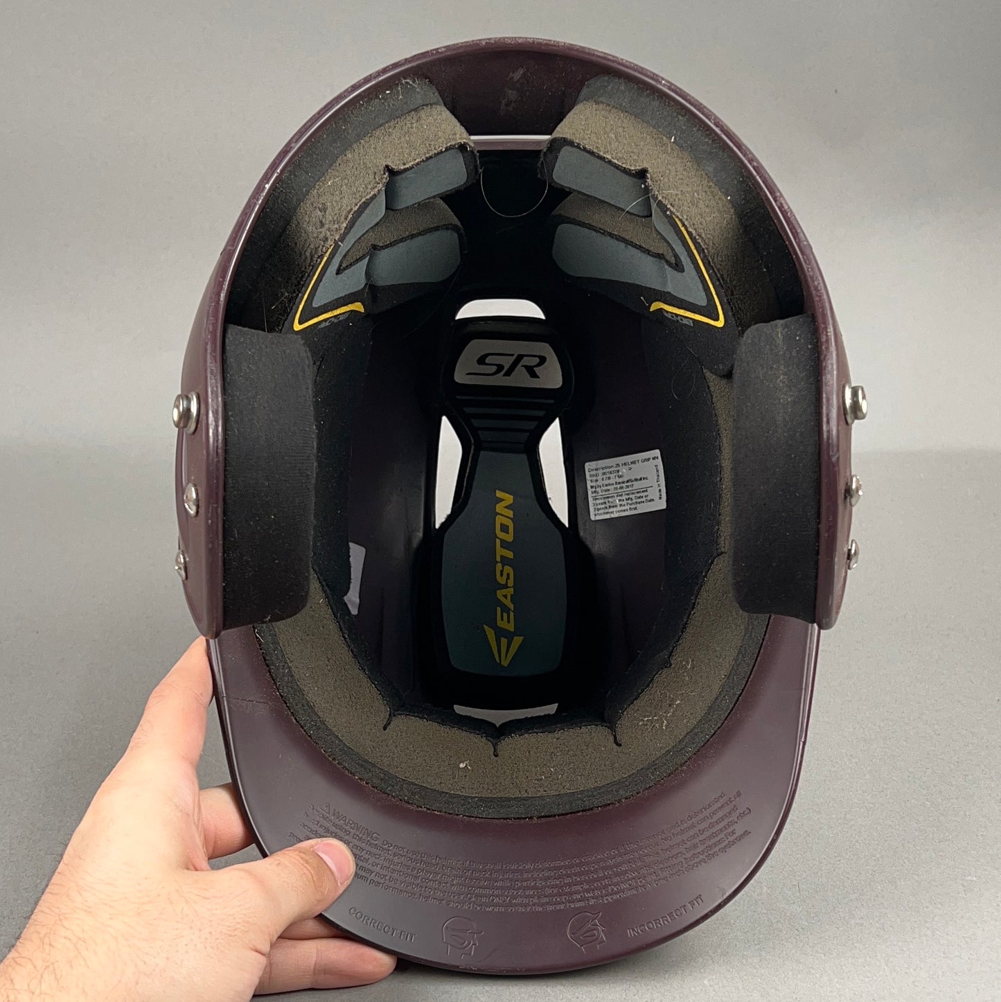 Easton Z5 6 7/8" to 7 5/8" Senior Baseball Batting Helmet