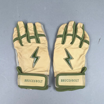 Bruce Bolt Military Series Premium Pro Short Cuff Youth Medium Batting Gloves
