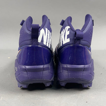 Nike Force Savage Pro Shark Signed by Patrick Queen #6 and Anthony Brown #12 Size 15 Football Cleats